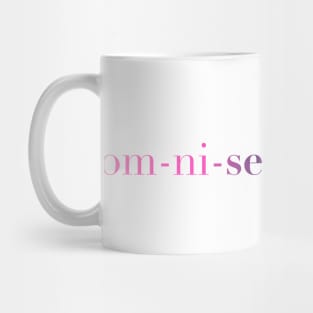 Bi+ Phonetic Spelling (Omnisexual Flag) Mug